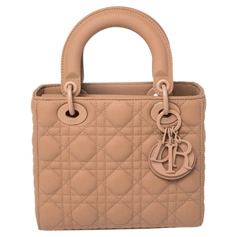 beige lady dior bag